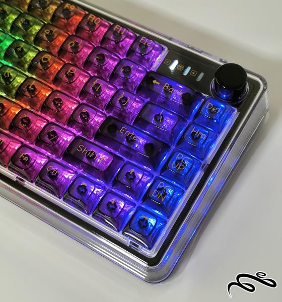 زیباترین کیبورد بی سیم مکانیکال برند لاجی کی