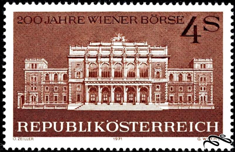اتریش 1971 The 200th Anniversary of the Vienna Stock Exchange