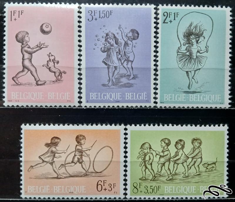 تمبرهای خیریه charity stamps / بلژیک 1966
