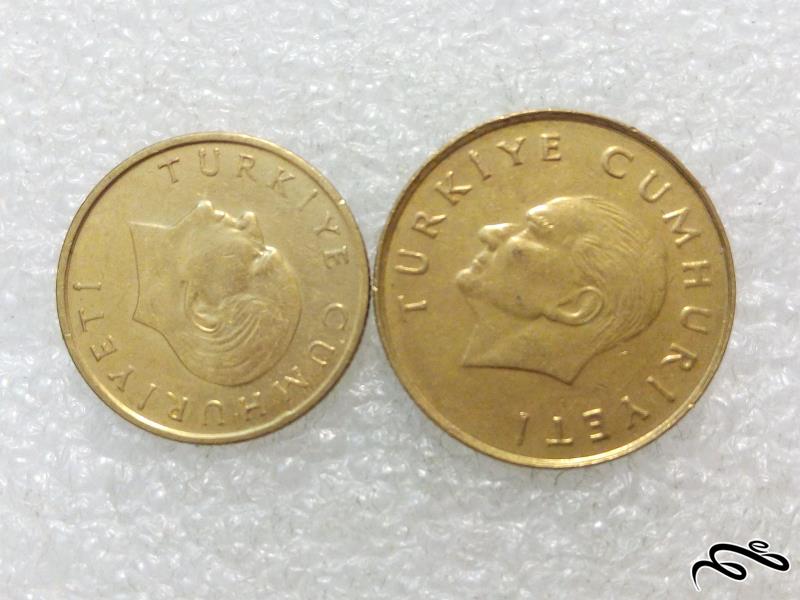 2 سکه ارزشمند 500و100 لیر ترکیه.کیفیت عالی (2)262