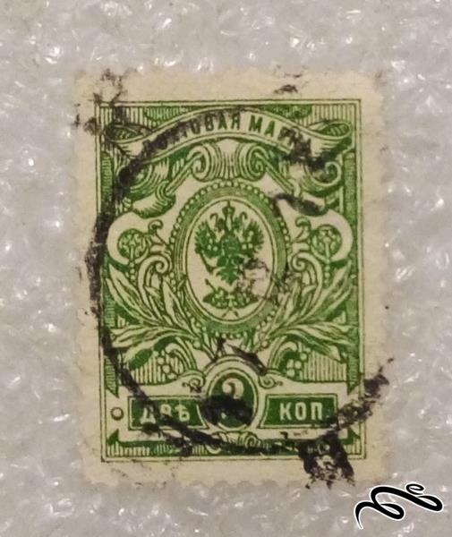تمبر زیبا و ارزشمند قدیمی روسیه تزاری .باطله (96)3