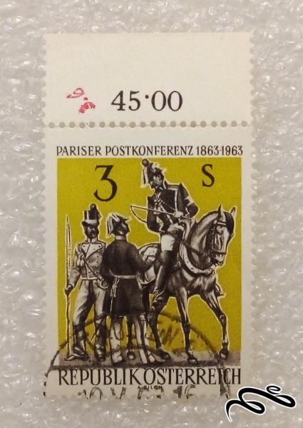 تمبر کمیاب باارزش قدیمی 1963 اتریش (99)2