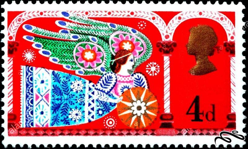 تمبر زیبای 1969  انگلستان Christmas Stamps باارزش (94)5