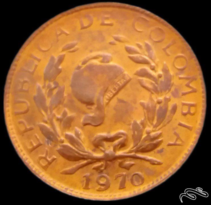 1 سنتاوو کمیاب 1970 کلمبیا (گالری بخشایش)