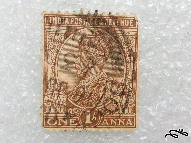 تمبر زیبای قدیمی هند مستعمره انگلیس . باطله (97)7