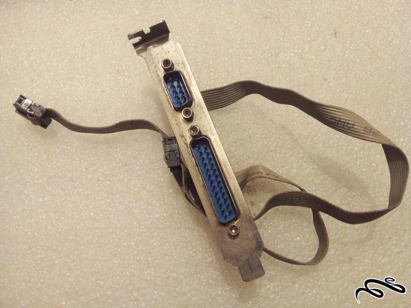 براکت پنل 2 پورت نری قدیمی پشت کیس (ک 19)(ب 5)32