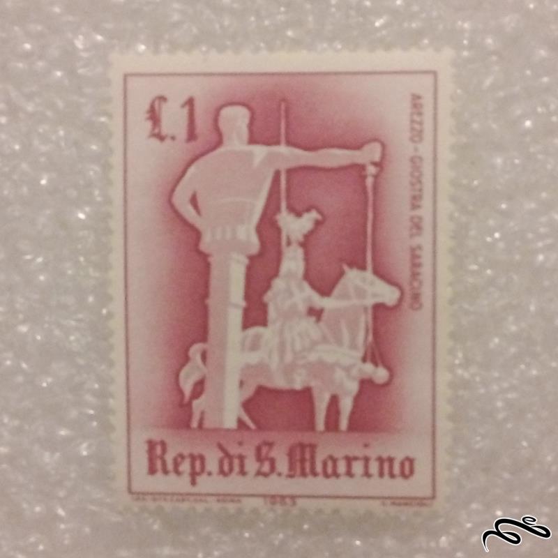 تمبر زیبا و باارزش قدیمی 1963سان مارینو (98)9