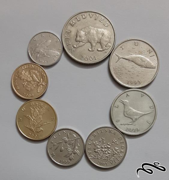ست کامل سکه های کرواسی