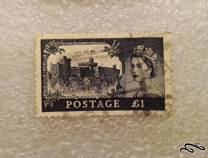 تمبر زیبای قدیمی انگلیس / بریتانیا . باطله (93)1