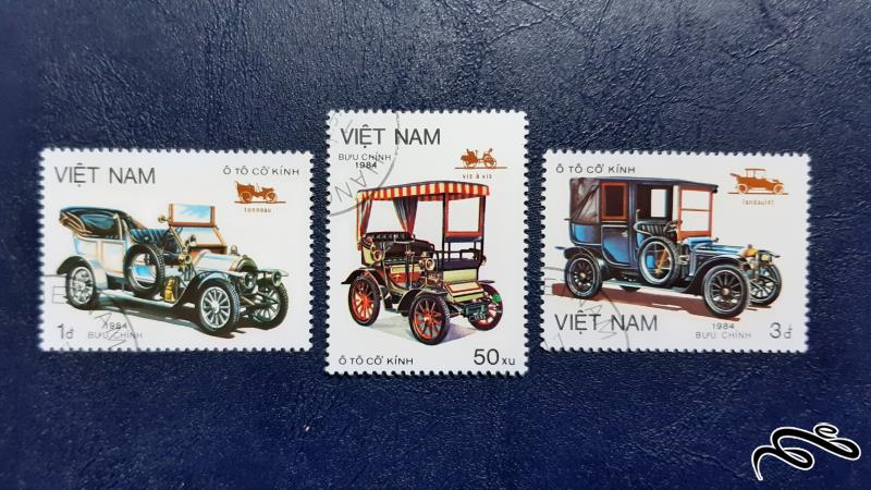 سری تمبر  اتومبیل - ویتنام 1984