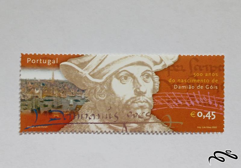 پرتغال 2002 ارزش اسمی تمبرها (یورو) سری 500مین سالگرد تولد دامیائو دی گویس