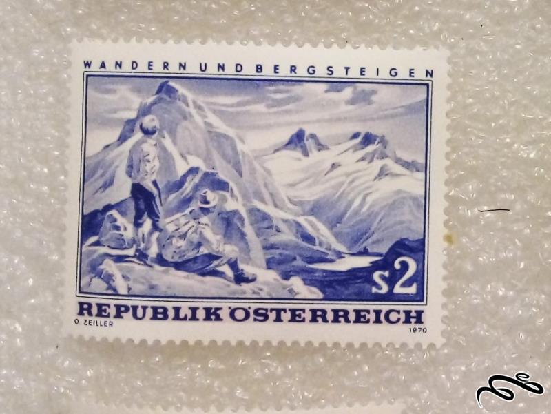 تمبر باارزش کلاسیک قدیمی ۱۹۷۰ اطریش . کوهستان (۹۵)۰