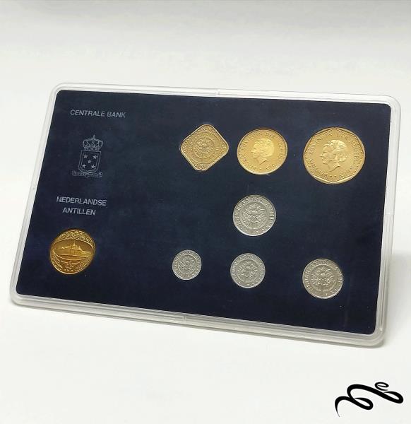 پک کمیاب سکه های آنتیل هلند 1990