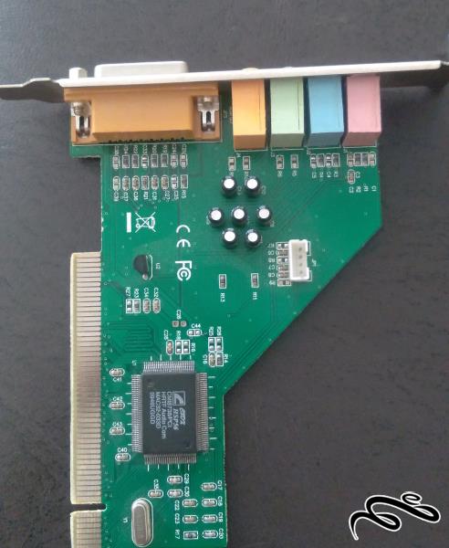 کارت صدا (ویندوز 10 ساپورت 64bit) Cmedia cmi8738/pci-sx 4chanel