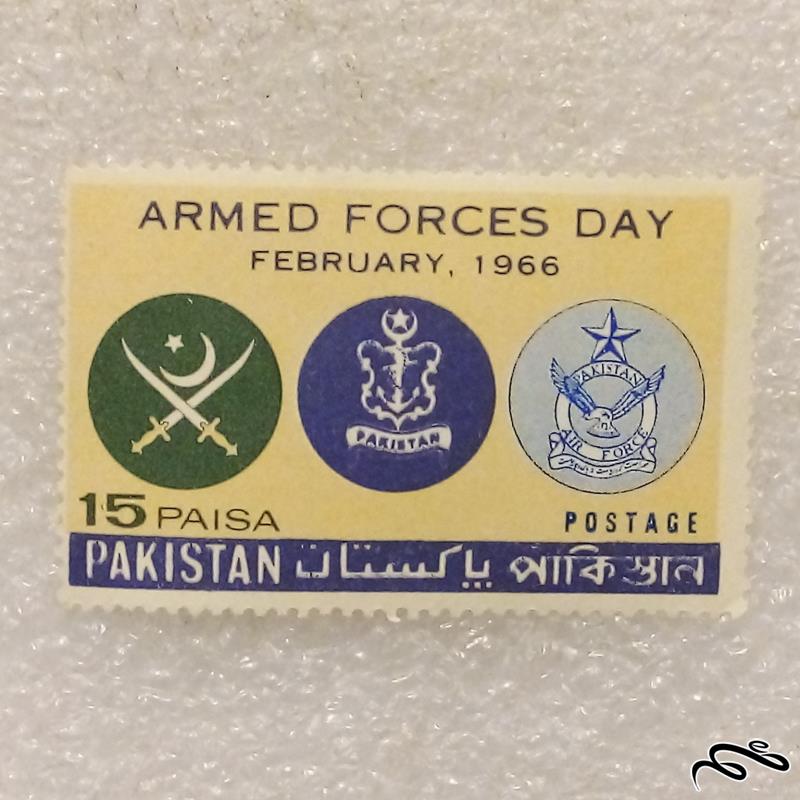 تمبر پاکستان 1966 روز نیروهای 3 گانه نظامی (96)2
