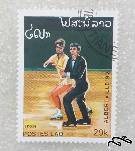 تمبر ارزشمند قدیمی ۱۹۸۹ لئو اسکیت (۹۷)۷